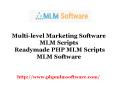 Readymade PHP MLM Scripts PowerPoint PPT Presentation