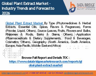 plant extract market