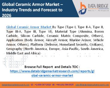 ceramic armor market