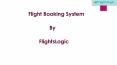 Flight Booking Software|Flight Ticket Booking PowerPoint PPT Presentation