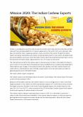 Mission 2020: The Indian Cashew Exports PowerPoint PPT Presentation
