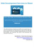 Web Development Services Miami PowerPoint PPT Presentation