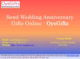 Send Wedding Anniversary Gifts Online across India – OyeGifts