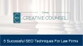 5 Successful SEO Techniques For Law Firms PowerPoint PPT Presentation