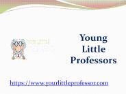 Young Little Professors