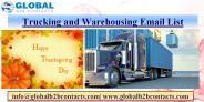 Trucking and Warehousing Email List