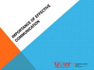 Importance of Effective communication