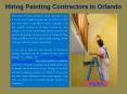Hiring Painting Contractors in Orlando PowerPoint PPT Presentation