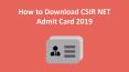How to Download CSIR NET Admit Card 2019 PowerPoint PPT Presentation
