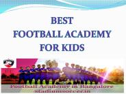 Football Coaching academy in Bangalore