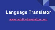 Language Translator