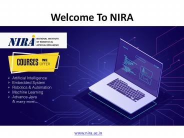 NIRA Provide Online Certification Program in India