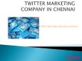 Twitter marketing company in chennai - Apple Infoway Pvt Ltd PowerPoint PPT Presentation