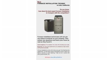Best Furnace installation technic in Lodi, California (1)