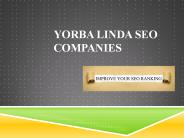 Yorba Linda SEO Companies