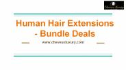 Best Human Hair Extensions Bundle Deals
