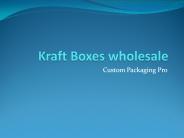 Kraft Boxes wholesale