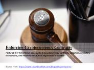 Enforcing Cryptocurrency Contracts