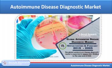 Autoimmune Disease Diagnostic Market is US$ 18 Billion by 2025