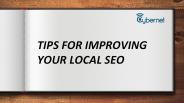Tips for improving your local SEO