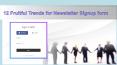 12 Highly Effective Trends For Newsletter Sign up form Design That Convert PowerPoint PPT Presentation