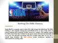 Betting On NBA Games PowerPoint PPT Presentation