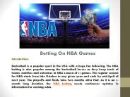 Betting On NBA Games