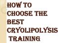 What you can Learn in the Cryolipolysis Training? PowerPoint PPT Presentation