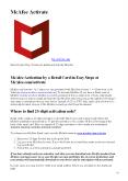 McAfee.com/Activate PowerPoint PPT Presentation