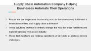 Supply Chain Automation Company Helping Businesses Automate Their Operations