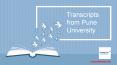 How to get Transcripts from Pune University PowerPoint PPT Presentation
