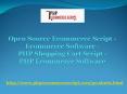 PHP Ecommerce Script PowerPoint PPT Presentation