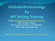 API Testing Training | Best API Testing Certification training – GOT