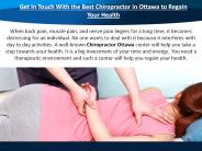 Best Chiropractor in Ottawa