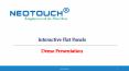 Neotouch Interactive Flat Panel display PowerPoint PPT Presentation