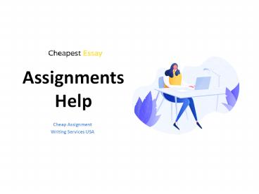 Assignment Help: Professional Assignment Writing Services | Cheapestessay