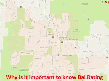 Why is it important to know Bal Rating