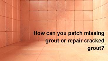 The Best Epoxy Shower Caulk Remover - Cracked Tile and Grout Repair