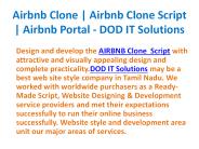 Airbnb Clone | Airbnb Clone Script | DOD IT Solutions