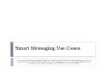 Smart Messaging Use Cases PowerPoint PPT Presentation