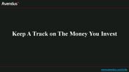 Keep A Track on The Money You Invest