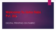 Digital Printing on Fabric | Digital Textile Printing