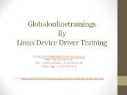 Linux Device Driver Training | Embedded Linux Device Driver training
