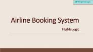 Airline Booking System