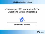 eCommerce ERP Integration & The Questions Before Integrating