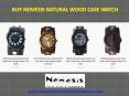 Natural Wood Case Watch PowerPoint PPT Presentation