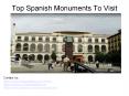 Top Spanish Monuments To Visit PowerPoint PPT Presentation
