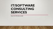 IT Software Consulting Services`