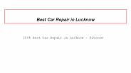 100% Best Car Repair in Lucknow – Pitcrew