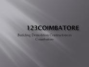 Building Demolition Contractors in Coimbatore | Building Demolishers